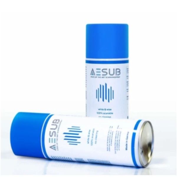 Spray Matifiant AESUB Bleu 400mL scan 3D