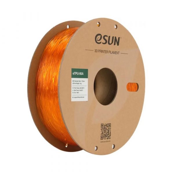 eTPU-95A Transparent Orange, 1,75 mm / 1000 g
