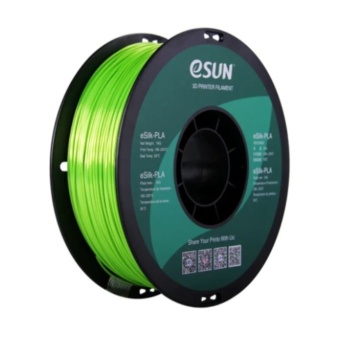 Filaments eSUN pour impressions 3D Citron vert e-SILK PLA 1.75mm 1Kg
