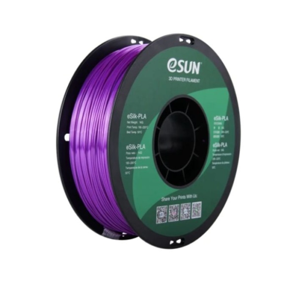 Filament eSUN e-SILK PLA 1.75mm 1Kg - Violet