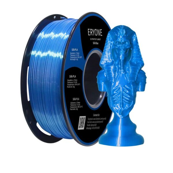 filament silk pla bleu eryone