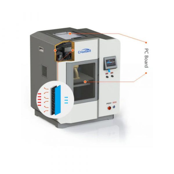 Creatbot PEEK-300 High Temperature Industrial imprimante 3D industrielle