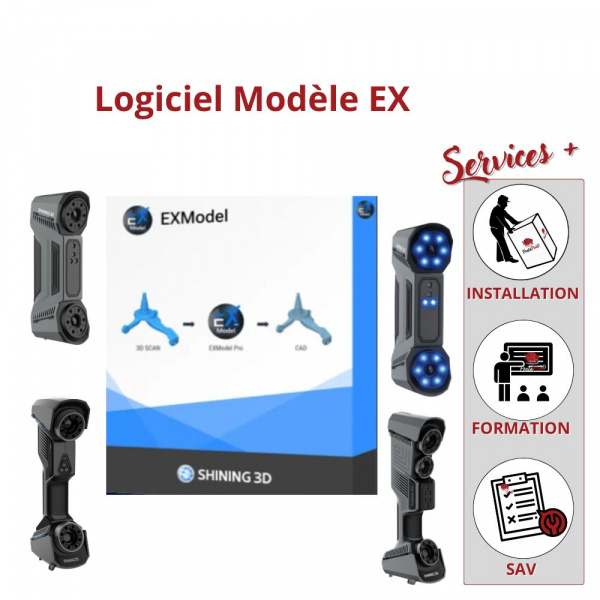 Modèle EX est une passerelle puissante qui simplifie la modélisation CAO, de la numérisation 3D à la fabrication