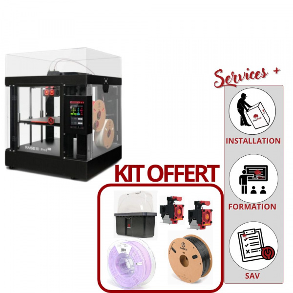 raise3d pro3 + kit accessoires offert